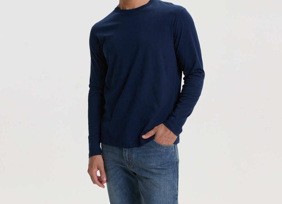 Remera M/Larga Cuello Redondo