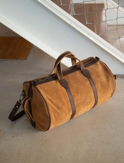 BOLSO GAMUZON CILINDRO