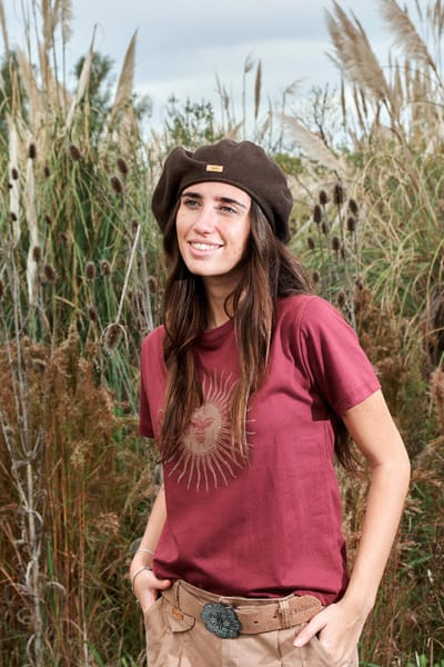 REMERA ALGODON PIMA ESTAMPA SOL
