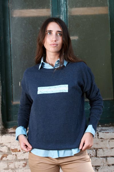 SWEATER CLASICO ESTAMPA BANDERA ARG.