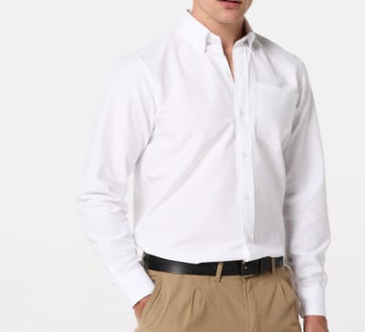 CAMISA SOLER C/INGLES OXFORD LISO 70-30
