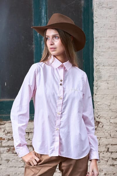 CAMISA M/L POPLIN LAS TAGUAS
