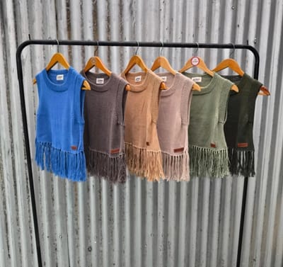 CHALECO HILO SOL ESTAMPADO LAS TAGUAS